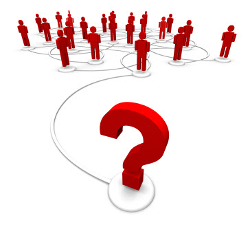 Image of people with a question mark